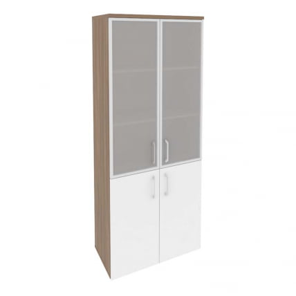 Шкаф высокий широкий ONIX O.ST-1.2R Дуб Аризона/Белый_0