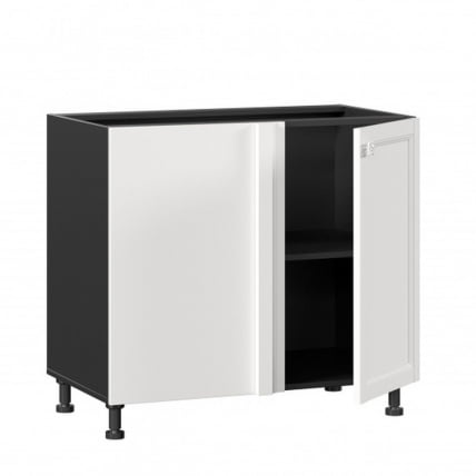 Тумба кухонная угловая 1000 Джулия ЛД 284.090.000.054 Черный Белый_1