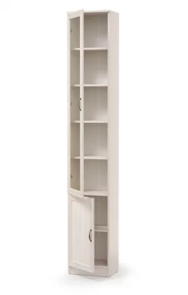 Шкаф многоцелевого назначения Оливия В-17 Вудлайн кремовый Аруша венге_1