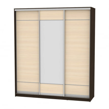 Шкаф-купе Б-220х200х60-1(Венге-ДМ-Д7Д8Д7) / B-220х200х60-1(Венге-ДМ-D7D8D7)_0