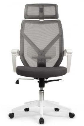 Кресло Oliver RCH W-203AC Белый пластик/Серый_4