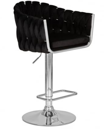 Стул барный DOBRIN MARCEL (черный велюр (MJ9-101)) 2 шт_2