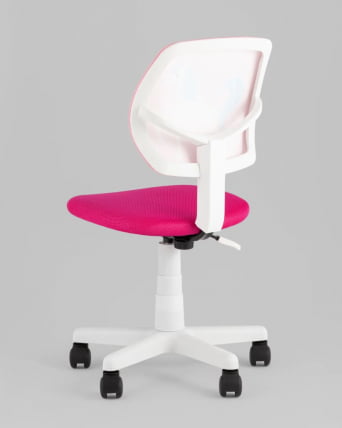 Кресло компьютерное детское ЛОЛО Unicorn пластик белый_4