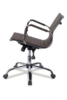 Кресло для персонала CLG-620 LXH-B Brown_4