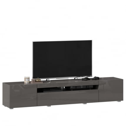 Тумба под ТВ 2000 Бруклин ЛД 685.030.000 A Оникс Серый глянец_0