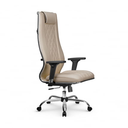 Кресло руководителя Мetta L 1m 50M/2D Infinity Easy Clean (MPES) Комплект 5 Темно-бежевое_1