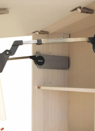 Шкаф кухонный над вытяжкой Графит 74.14 Сосна Астрид /Ваниль_3