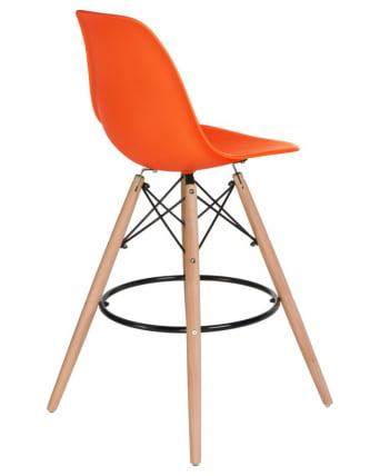 Стул барный DOBRIN DSW BAR Оранжевый O-02_2