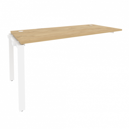Наборный элемент рабочей станции на П-образном м/к ONIX O.MP-1.NRS-4.7 Тиквуд Светлый/Белый_0