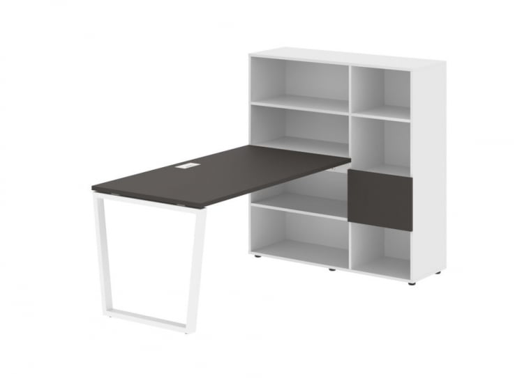 Рабочая станция EDIS EVRST 1215 Мокко Белый Белый_0