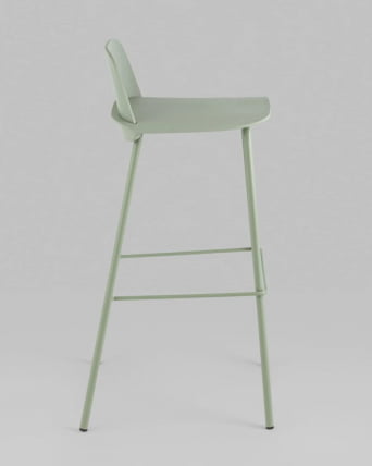 Стул барный Mist (Б) Серо-зеленый_7