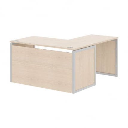 Стол письменный угловой левый XTEN-QP XQPCT 1415H L Бук Тиара Серый_0