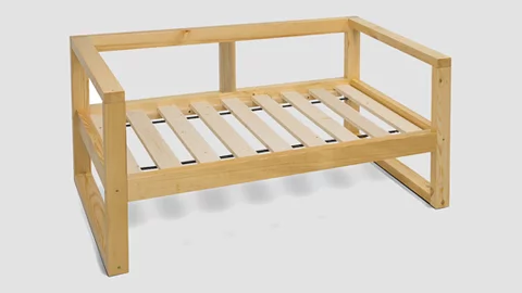 Диван двухместный DEmoku Д-2 серебристо-серый_натуральный_3