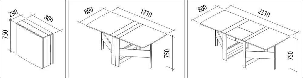 Стол-книжка Колибри-12.2 Астрид_3