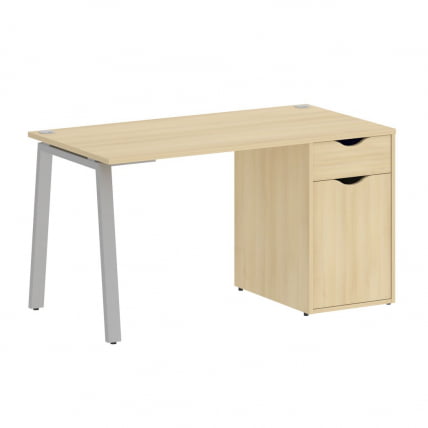 Стол письменный HOME OFFICE VR.SP-3-138.1.A Акация Лорка/Серый металл_0