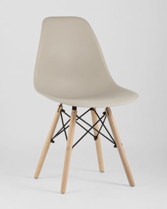 Стул Еамес Стйле ДСВ бежевый 4 шт. комплект (разборный каркас) / Eames Style DSW_1