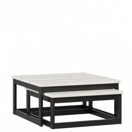 Столы журнальные комплект Техно 16 Дуб Крафт белый_0