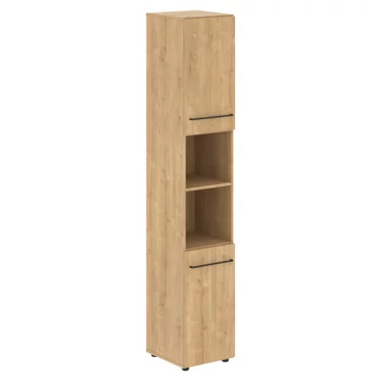 Шкаф колонка с глухими малыми дверьми LOFTIS LHC 40.4 Дуб Бофорд_0