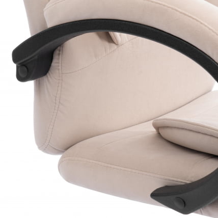 Кресло руководителя OREON metalBL велюр, бежевый, 7_6