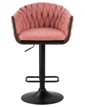 Стул барный DOBRIN LEON (розовая ткань (LAR 275-10)) 2 шт_7