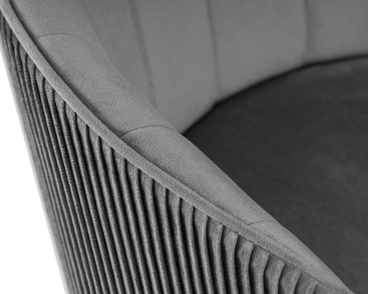 Стул барный DOBRIN DARCY BLACK (серый велюр (1922-19))_6