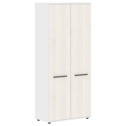 Шкаф с глухими дверьми EDIS EHCS 85.1 Ясень Траун Мокко Белый_0