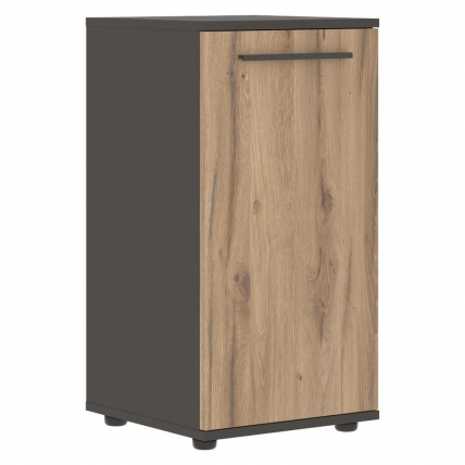 Шкаф колонка с глухой малой дверью EDIS ELCS 42.1 Дуб Денвер светлый Мокко Мокко_0