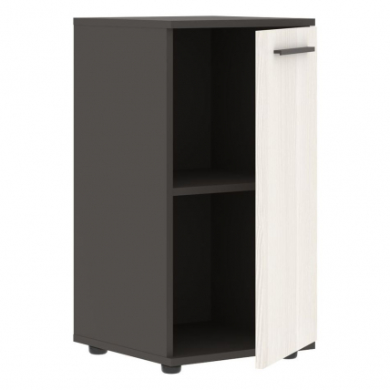 Шкаф колонка с глухой малой дверью EDIS ELCS 42.1 Ясень Траун Мокко Мокко_1