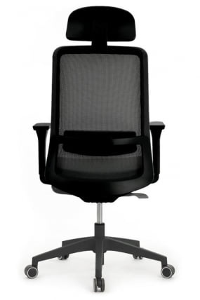 Кресло Ворк В-218C БЛАCК Черный / Work W-218C BLACK_3