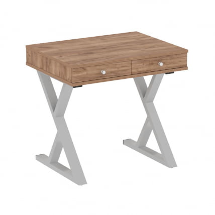Стол письменный HOME OFFICE VR.SP-1-79.M Дуб Табак/Серый металл_0