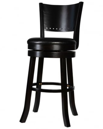 Вращающийся полубарный стул DOBRIN TONY COUNTER (капучино, черный) 2 шт_12