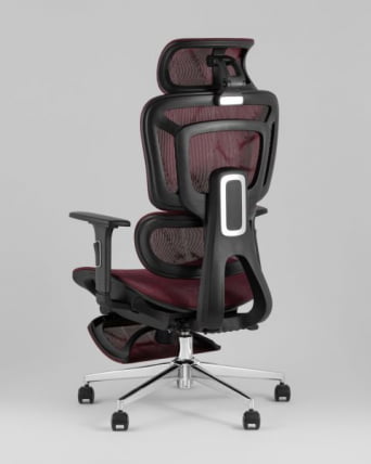 Кресло офисное TopChairs Nimbus бордовый_4