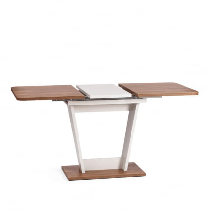 Стол обеденный FOX раздвижной ЛДСП, 68.6x110-145x75 см, Дуб Канзас/Пепел_5