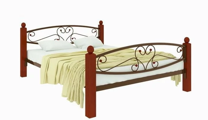 Кровать Каролина Lux plus 1600х2000 Коричневая_0