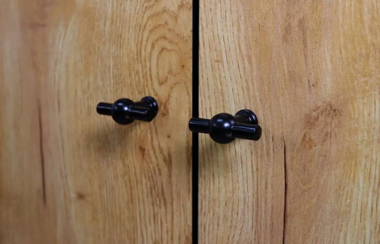 Прихожая Берген 5 Дуб Крафт Золотой Черный_6