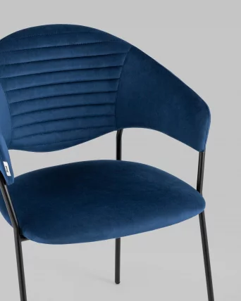 Стул Алексис велюр Синий_7