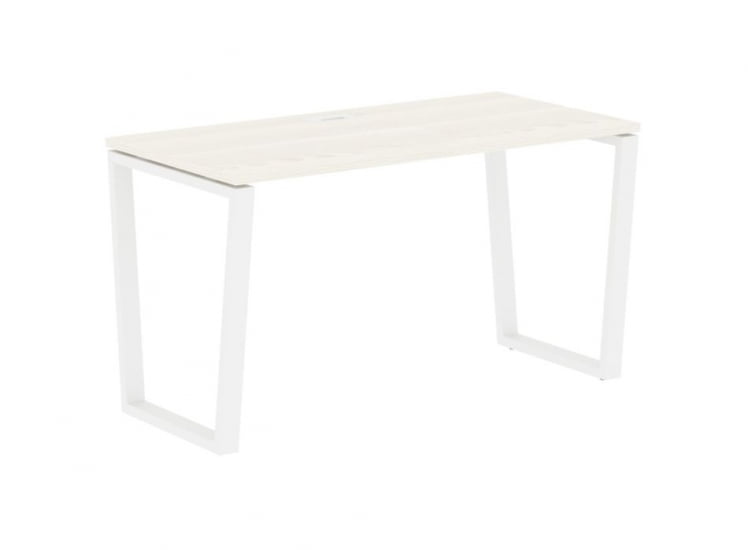 Стол письменный EDIS EVST 1367 Ясень Траун Белый_0