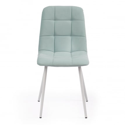 Стул CHILLY MAX Велюр/металл , 45 х 54 х 90 см , бирюзовый 20/белый_4