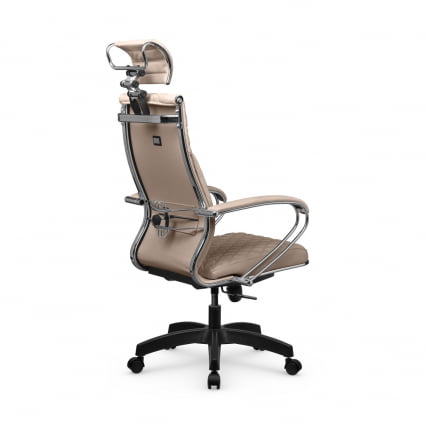 Кресло руководителя Metta L 2c 44C/K116 Infinity Easy Clean (MPES) Комплект 8 Темно-бежевое_3