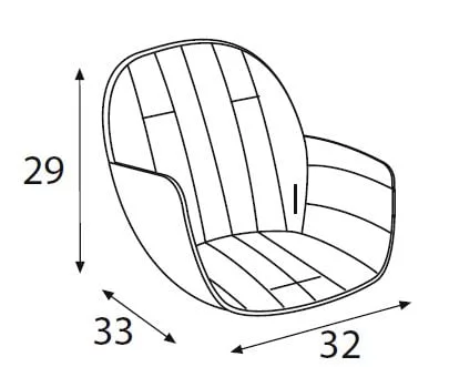 Текстиль в стул Micuna OVO LUXE TX-1646 Blue_4