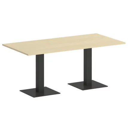 Стол прямоугольный HOME OFFICE VR.SP-5-180.2 Клен/Антрацит металл_0