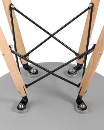 Стул Еамес Стиле ДСВ персиковый (разборный каркас) / Eames Style DSW_7