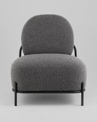 Кресло Стоун К new ткань букле темно-серый_2