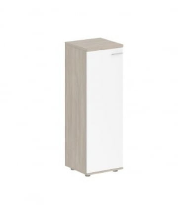 Шкаф средний правый Sigma SG.814.OD.WH.R Дуб темный Белый_0