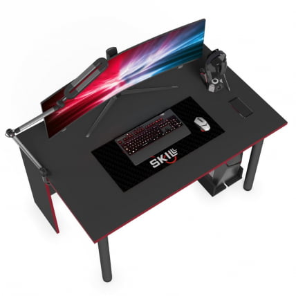 Игровой компьютерный стол SKILLL SSTG 1385.1 антрацит/красный_7