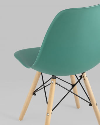 Стул Еамес Стйле ДСВ серо-зеленый 4 шт. комплект (разборный каркас) / Eames Style DSW_8