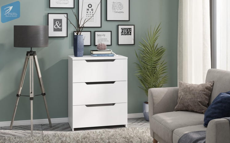 Комод КМ-001 Лайт Белый_2