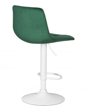 Стул барный DOBRIN TAILOR WHITE (зеленый велюр (MJ9-88))_3