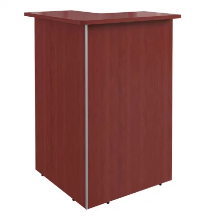 Стойка ресепшн угловая DMC 88 (L/R) Бургунди_0