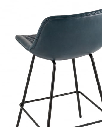 Стул полубарный Деймон (ПБ) экокожа Темно-синий_5